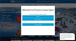 Desktop Screenshot of cruceros-princess.com